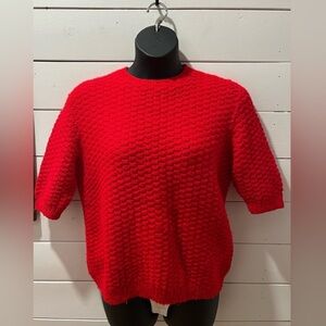 📍 very pretty handmade red knit size L/Xl⚠️